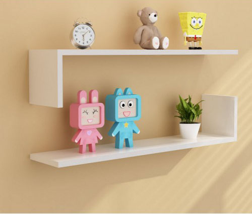 kệ treo tường trang trí chữ l